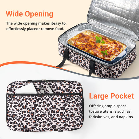 MIAOJIE wide-opening zipper design enables easy packing and quick access.