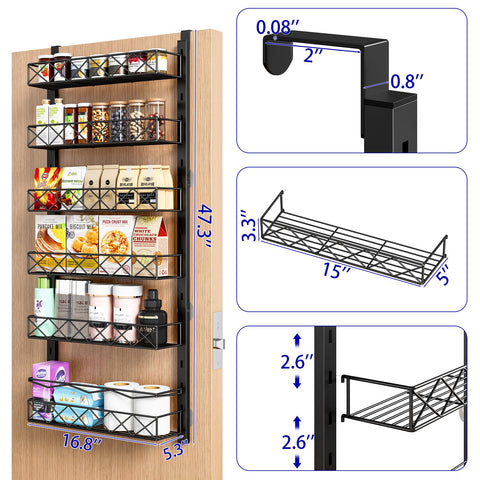 MIAOLI removable baskets offering flexible height for different items