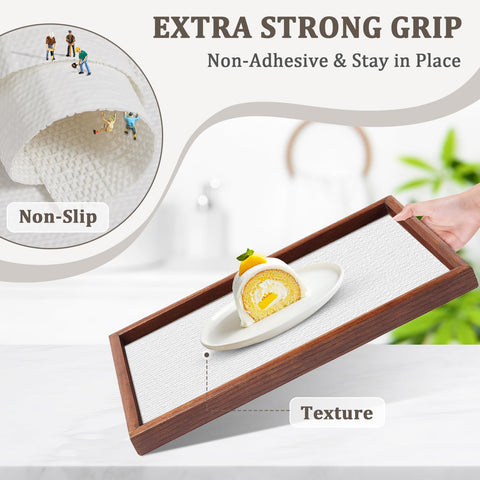 MIAONET liner for bathroom cabinet protects against moisture and spills.