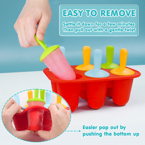 Miaowoof popsicle molds feature easy removal for quick, kid-friendly servings.