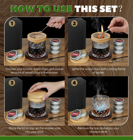 Micanlo silvery smoker spoon helps measure and stir for precise smoky additions.