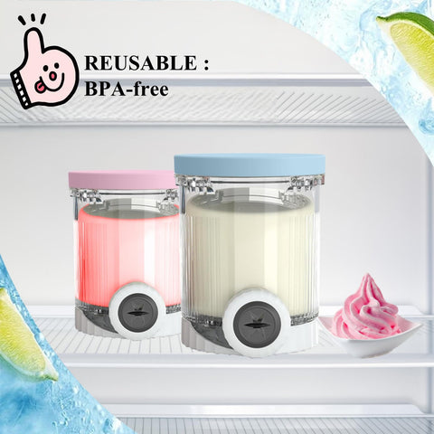 BPA-free dishwasher-safe containers for easy cleanup.