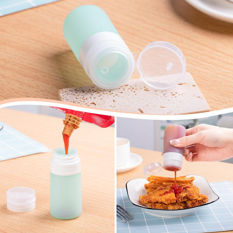 MICEBAY colorful lids help differentiate sauces at a glance