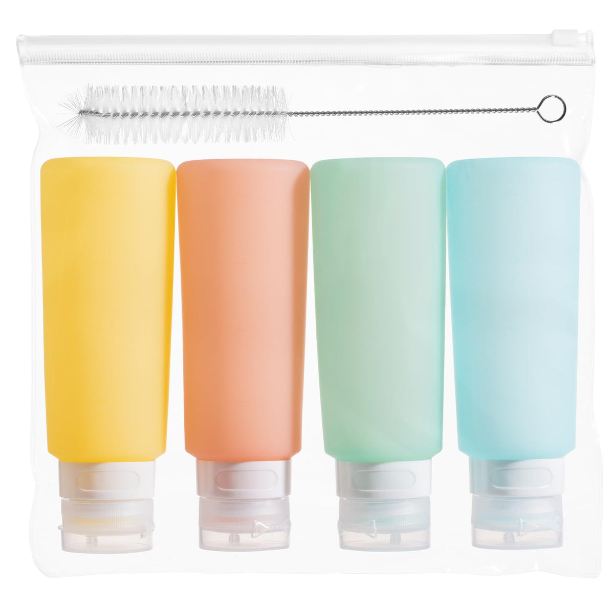 MICEBAY condiment squeeze bottle with leak-proof cap ideal for travel.