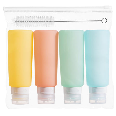 MICEBAY condiment squeeze bottle with leak-proof cap ideal for travel.