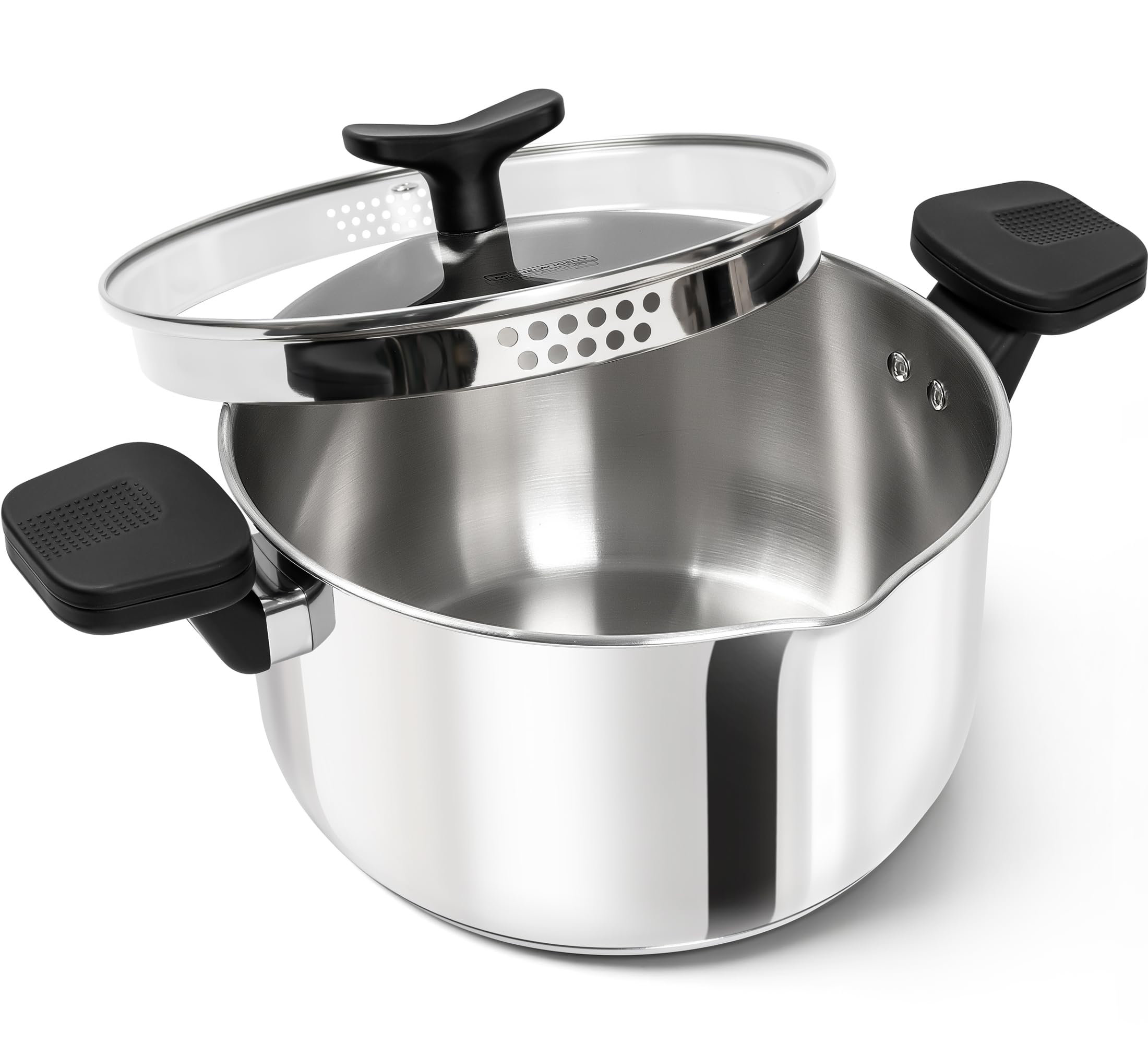 MICHELANGELO 6-quart pasta pot as a durable everyday kitchen essential
