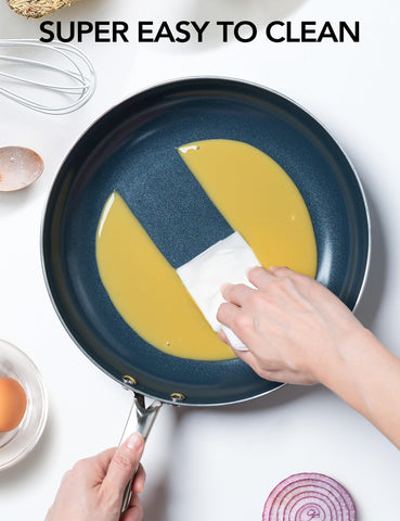 MICHELANGELO pan works on all cooktops, including induction.