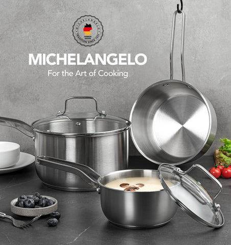 MICHELANGELO dishwasher-safe finish for easy cleanup after meals.