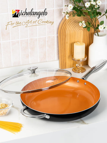 Food releases smoothly with minimal oil thanks to the coating.