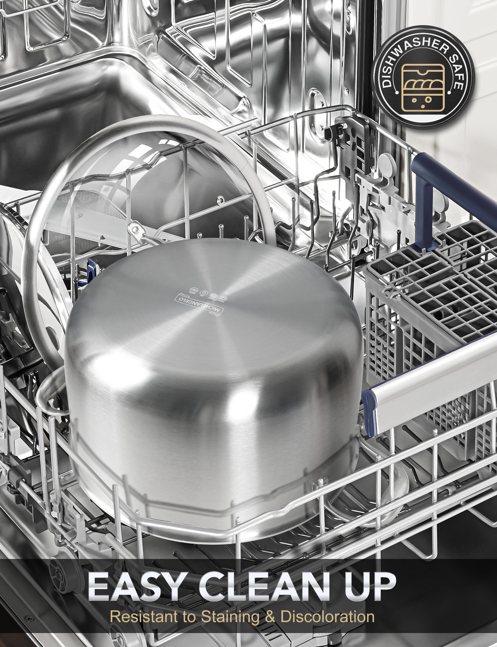 MICHELANGELO pots compatible with all cooktops, including induction.
