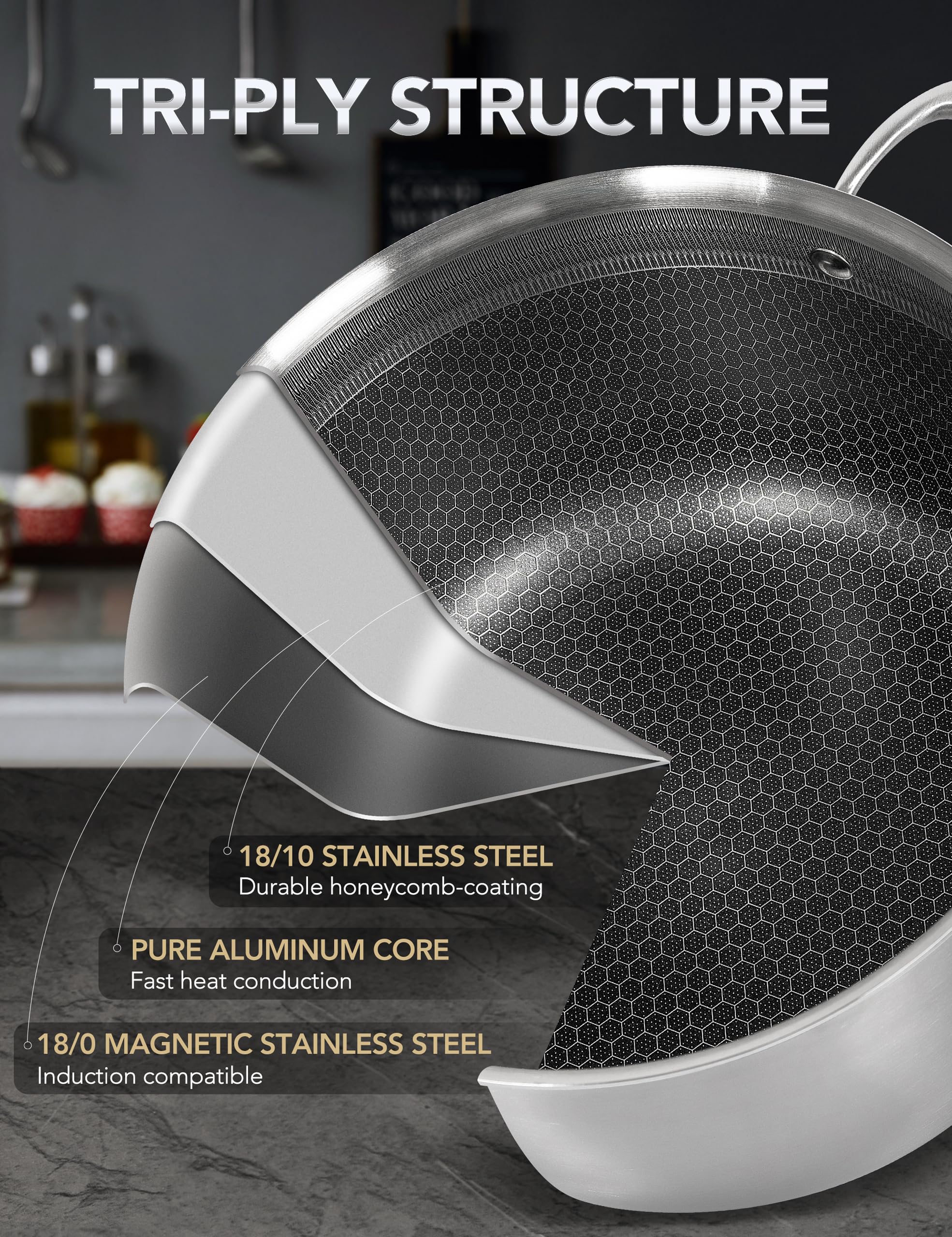 MICHELANGELO oven and dishwasher safe for quick cleanup after meals.