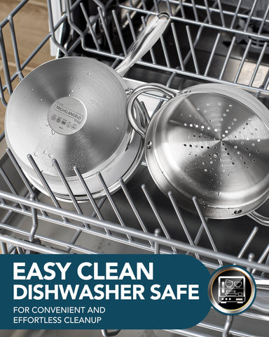 Michelangelo induction-compatible saucepan base for versatile stovetops