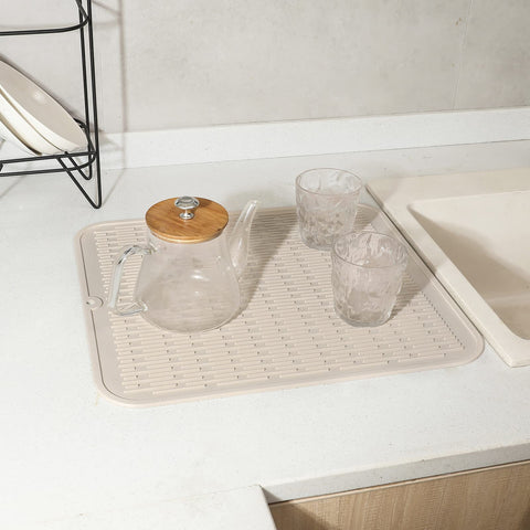 MicoYang foldable mat folds for compact kitchen storage