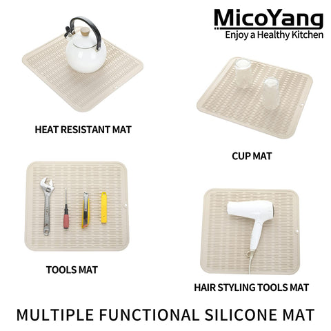 MicoYang heat-resistant mat withstands high heat up to 450°F