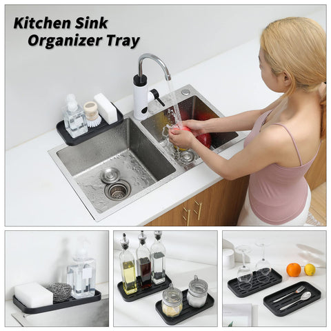 MicoYang raised-edge design keeps water contained on the counter.