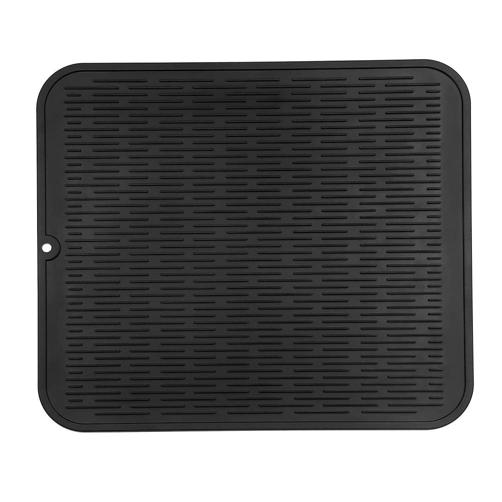 MicoYang silicone dish drying mat on counter, versatile drying and protection