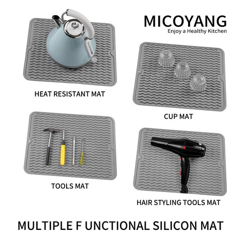 MicoYang silicone mat as non-slip pet mat keeps bowls steady