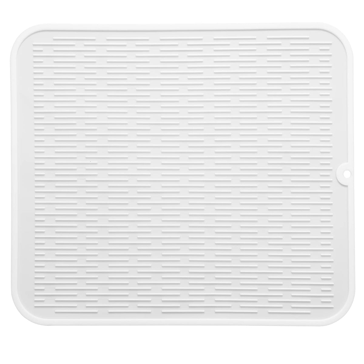 MicoYang silicone drying mat on the kitchen counter aids quick air-drying and counter protection