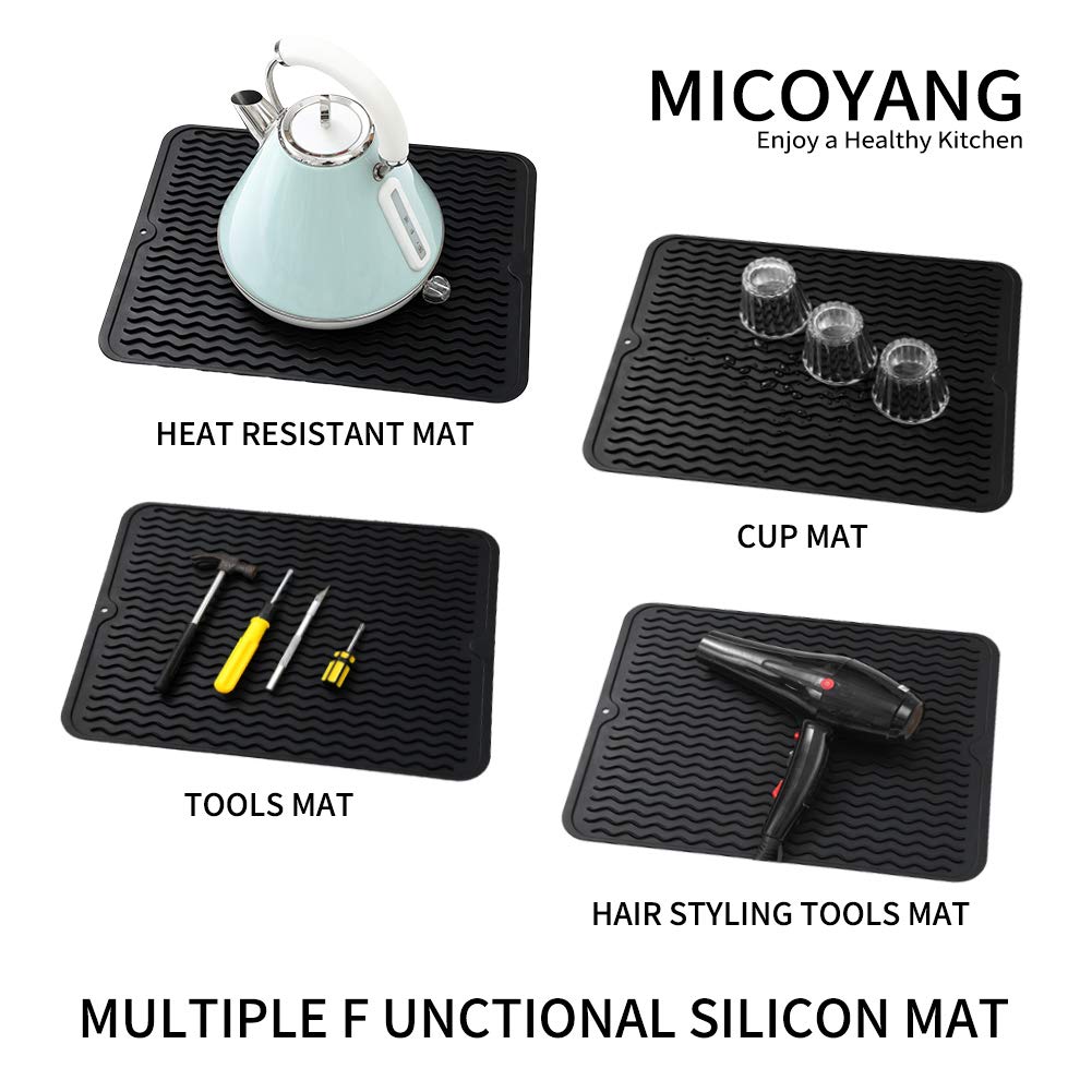 MicoYang silicone drying mat as drawer liner, soft yet protective.