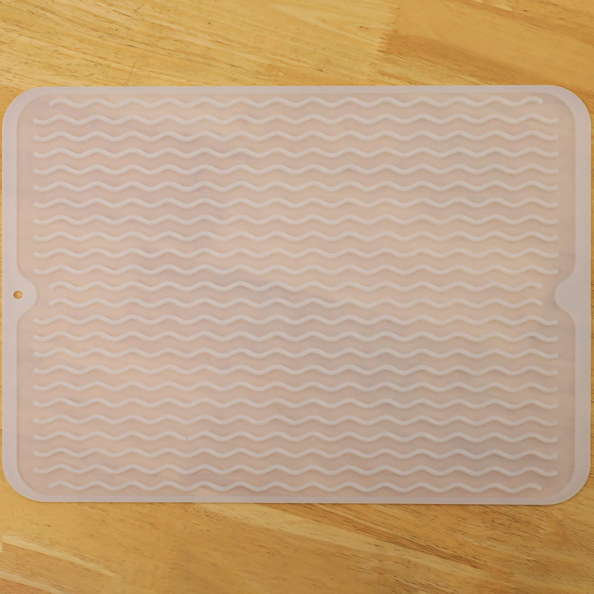 MicoYang silicone drying mat on counter showing versatile use and absorbent surface for air-drying dishes