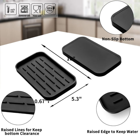 MicoYang sponge holder top view helps air-dry wet sponges for reduced dampness.