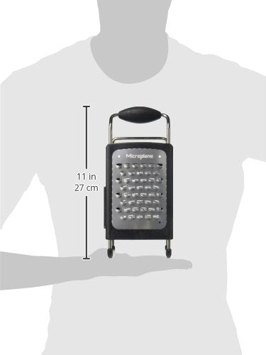 Microplane four-sided box grater fine blade, perfect zesting and fine grating.
