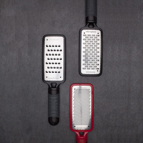 Microplane Home Series Extra Coarse Grater chunks onions for sautéing