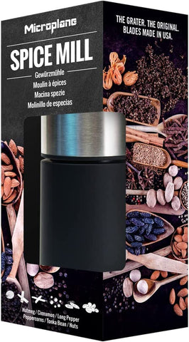 Microplane spice mill nutmeg grater adds vibrant flavor to dishes