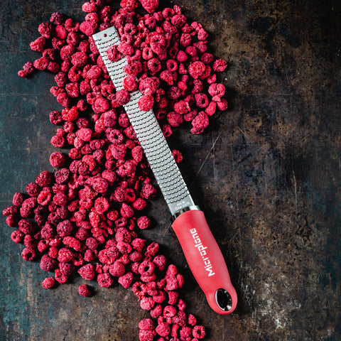 Microplane Premium Classic Zester dishwasher-safe for quick cleanup.