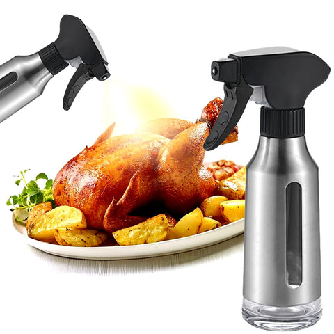 Micyples oil sprayer in stainless steel for precise oil control during cooking