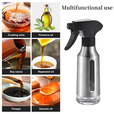 Micyples oil sprayer leak-proof cap prevents drips for a clean kitchen