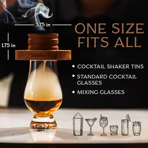Middleton Mixology SmokeTop chips closeup showing wood flavor options for smoking
