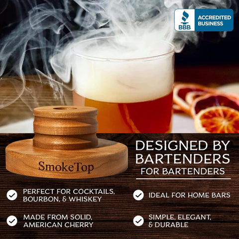 Middleton Mixology SmokeTop kit setup demonstrates easy assembly for smoky drinks