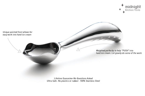 Midnight Scoop dishwasher-safe design enables quick cleanup.