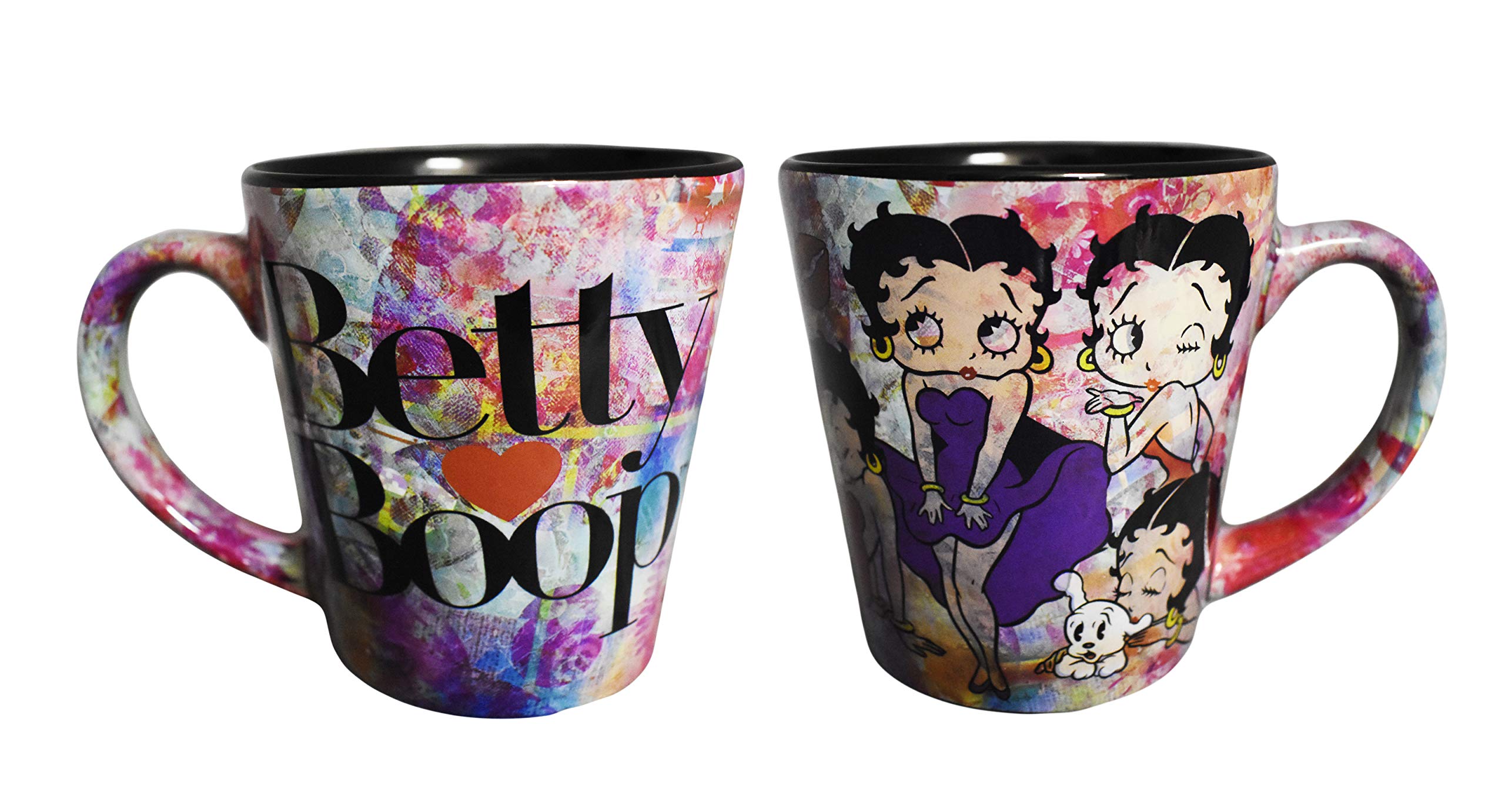 Midsouth Betty Boop mug with colorful collage for daily coffee or tea.
