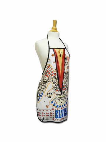 Midsouth Elvis apron pocket detail for easy utensil access.