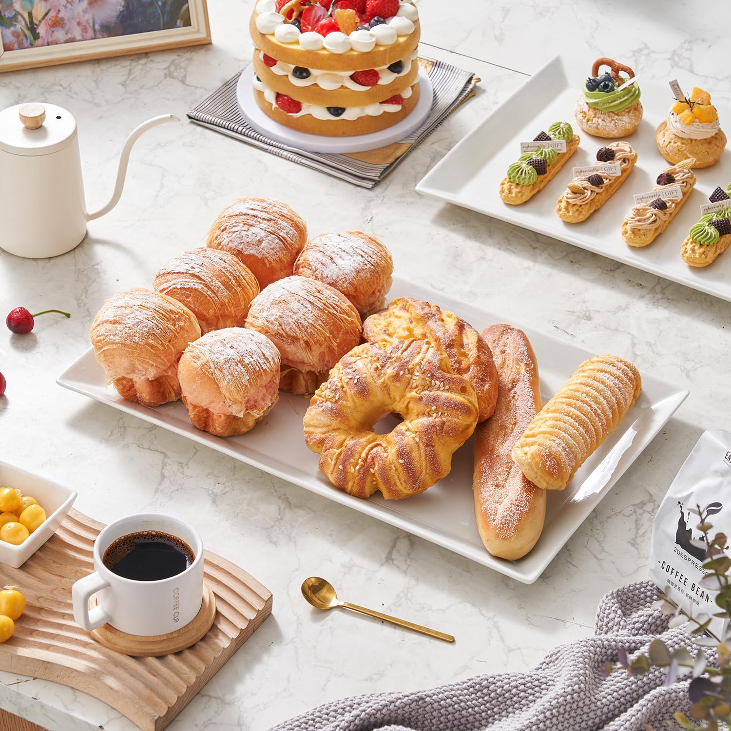 MIECOO large serving platter dishwasher safe for quick cleanup after gatherings