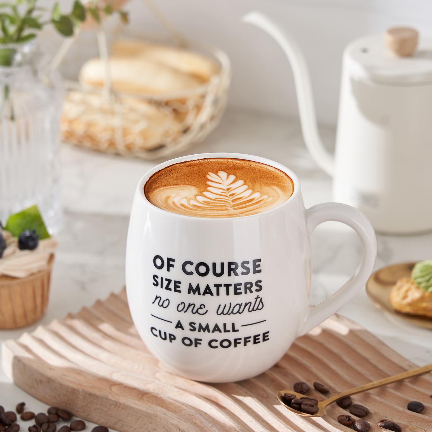 MIECOO oversized-coffee-mug with stylish design for any table setting.