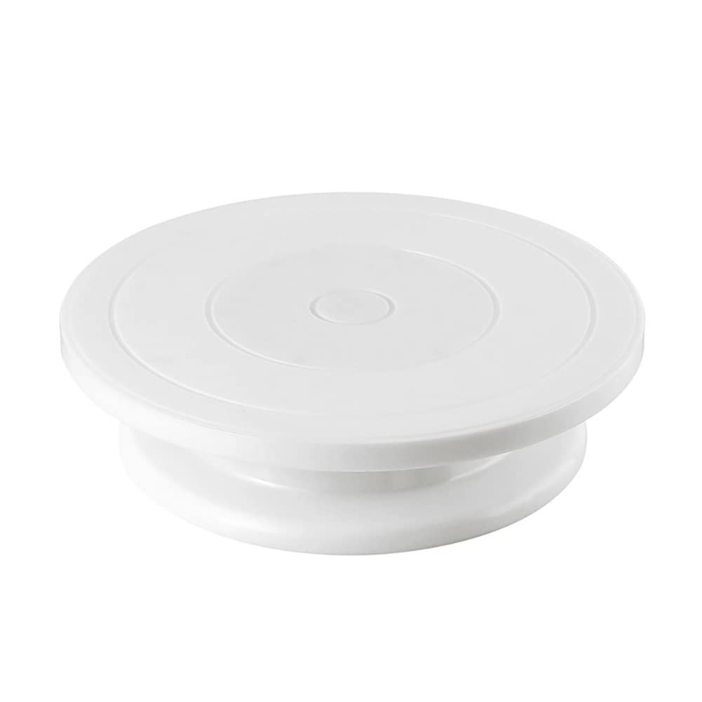Miecux 11in cake turntable with smooth rotation for precise decorating.