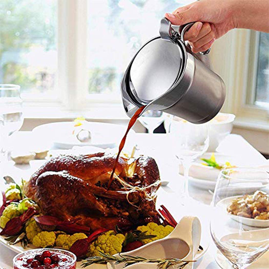 Miecux elegant table service gravy keeps sauces warm on holiday tables