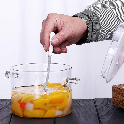 Miecux glass cooking pot heat-resistant design withstands high temperatures