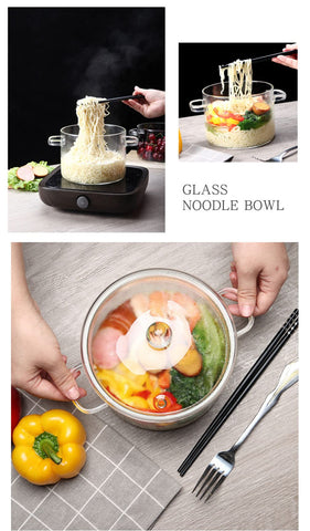 Miecux Glass Saucepan is freezer-safe for storing and reheating leftovers.