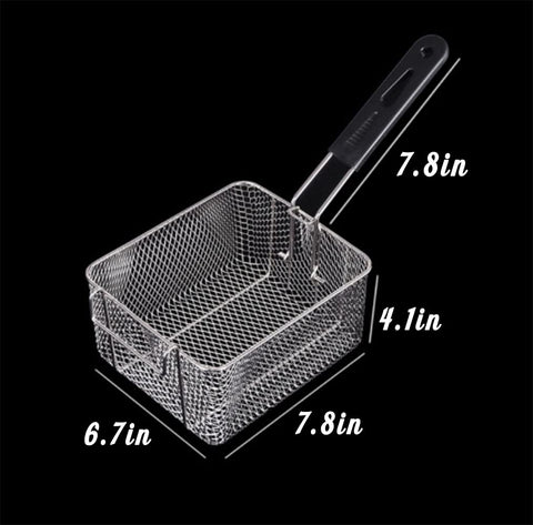 Miecux basket crafted from food-grade steel for direct food contact.