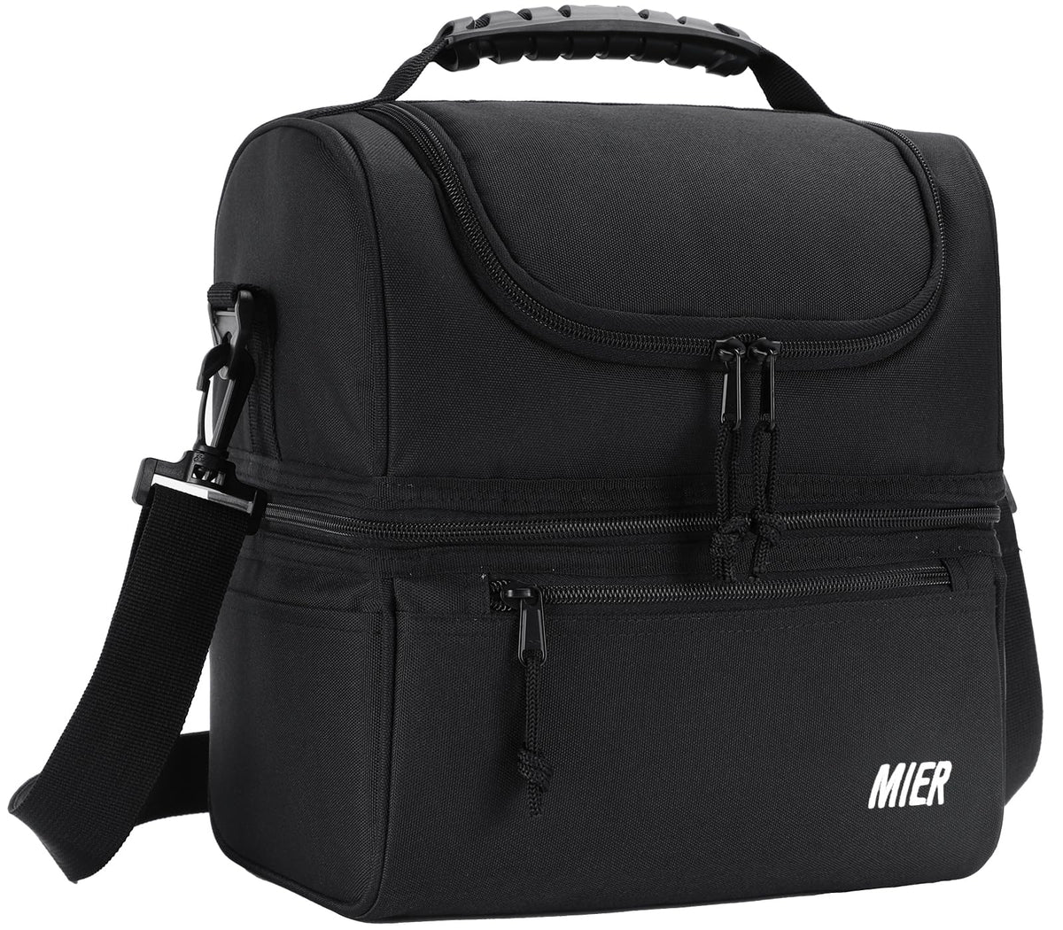 MIER adult lunch box top opening for quick snack access
