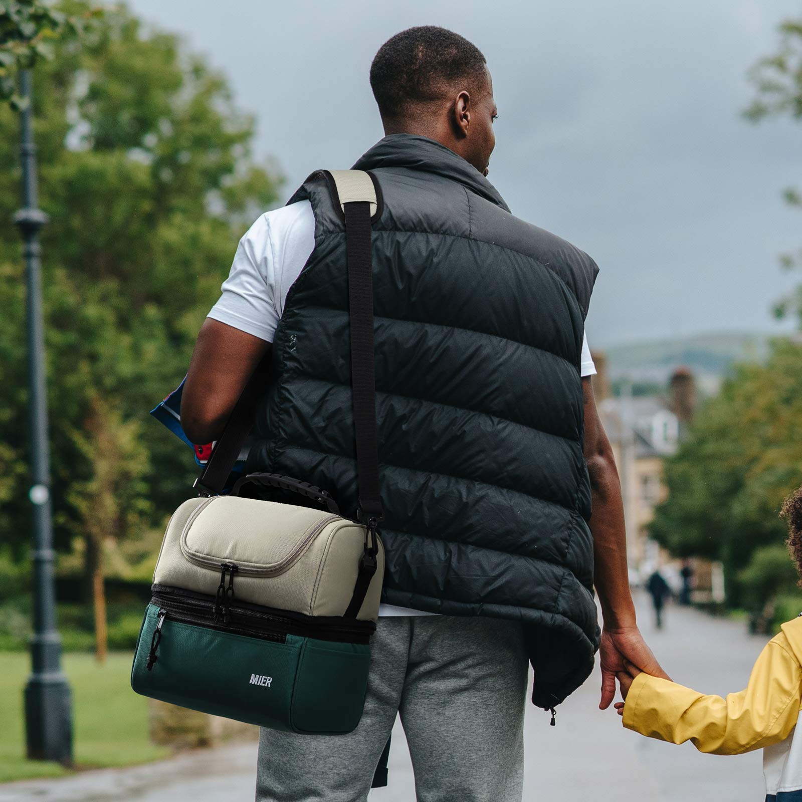 MIER full view shows large dual-deck layout for flexible packing