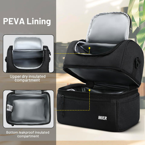 MIER silicone handle provides secure, comfortable grip