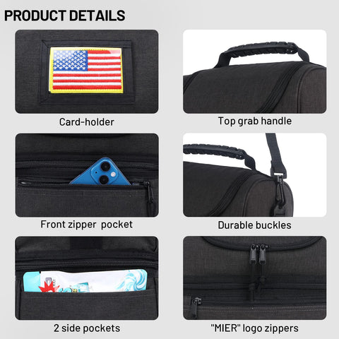 MIER side pockets hold keys or cards for easy access