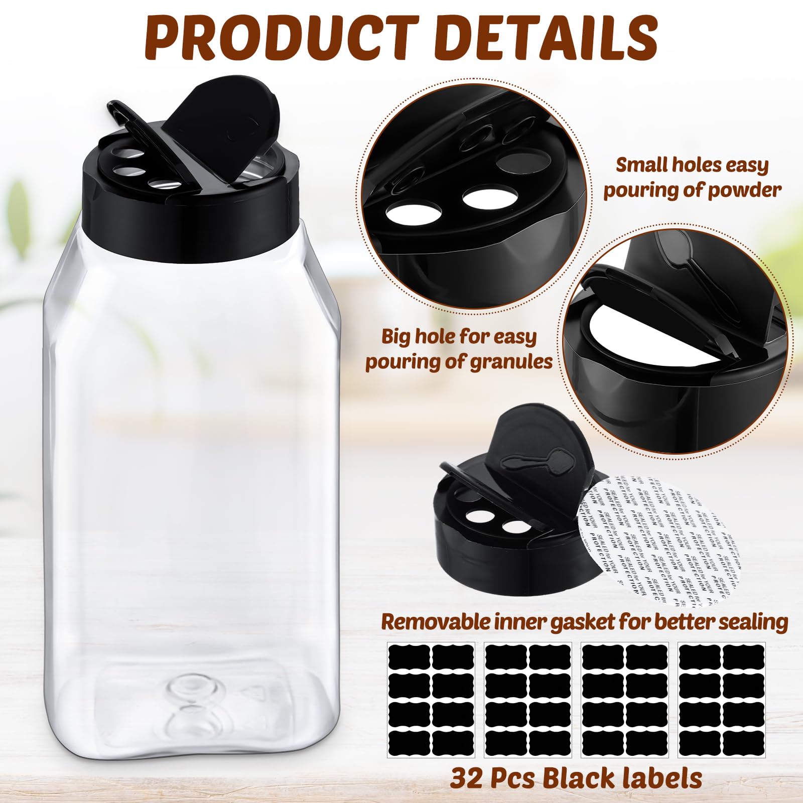 Mifoci clear containers show contents at a glance for quick cooking prep