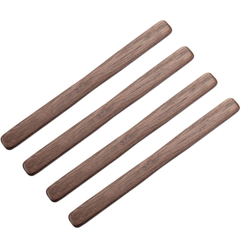 MIGAKU HOME black walnut stirrers close-up with rich wood grain for elegant coffee rituals