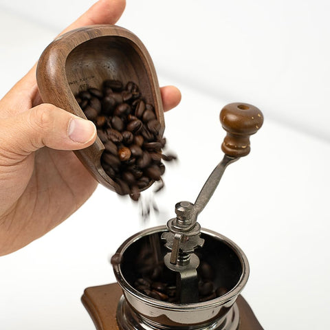 Migaku Home espresso and pour-over setup mirrored in a clean workstation